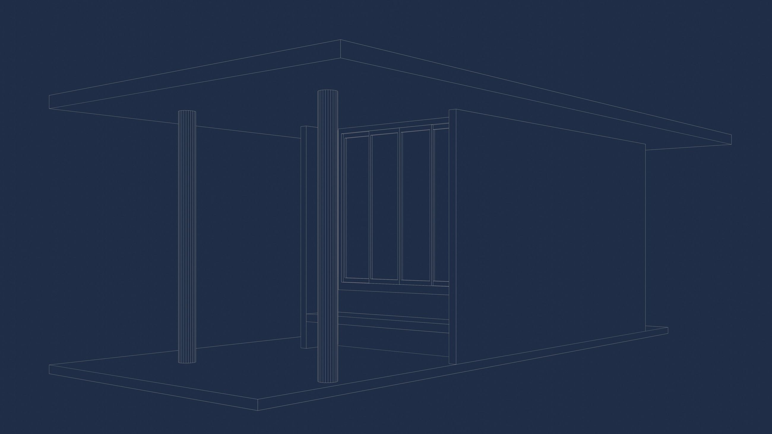 Security booth 24u12 3D model_17