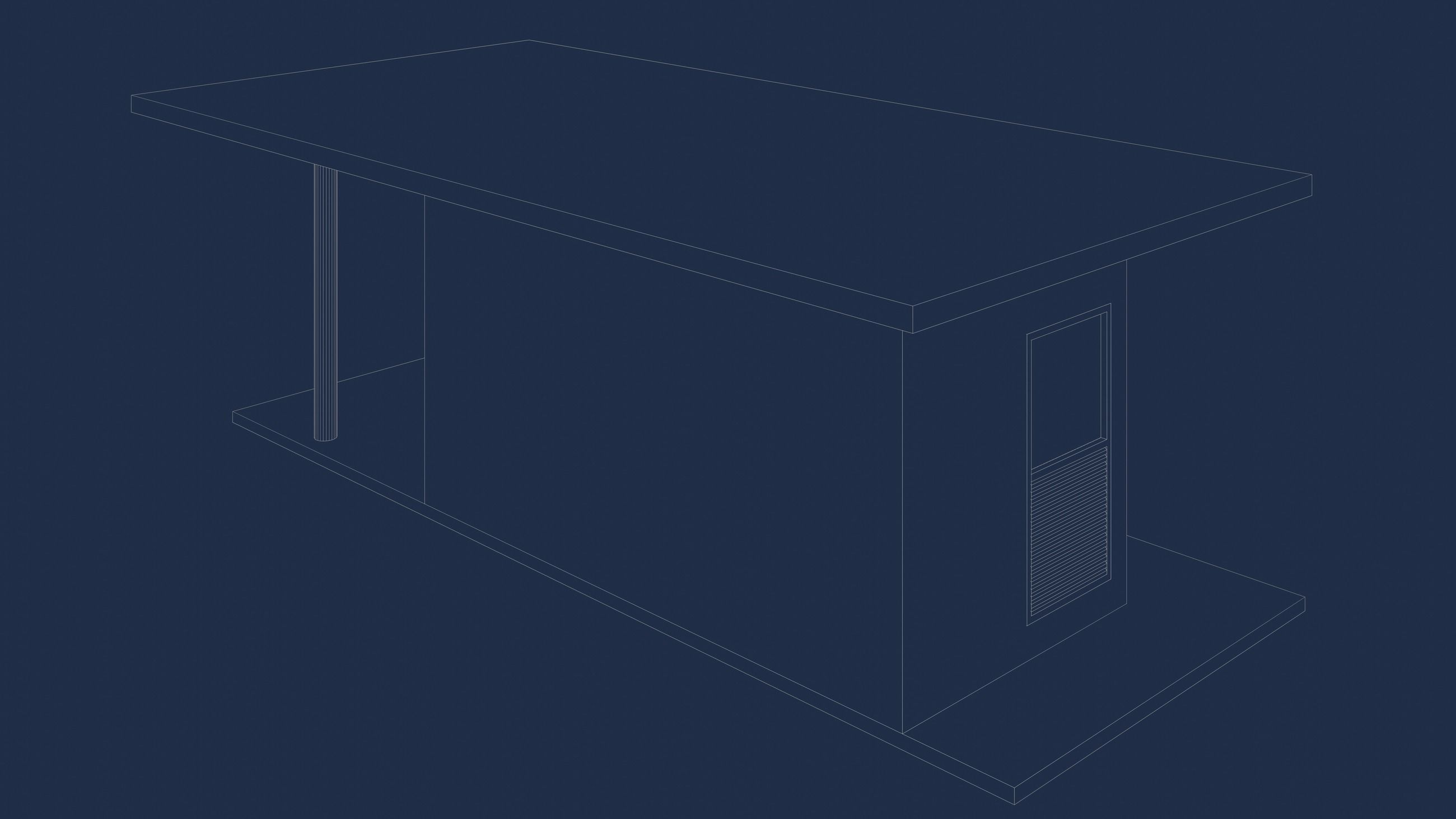 Security booth 24u12 3D model_13