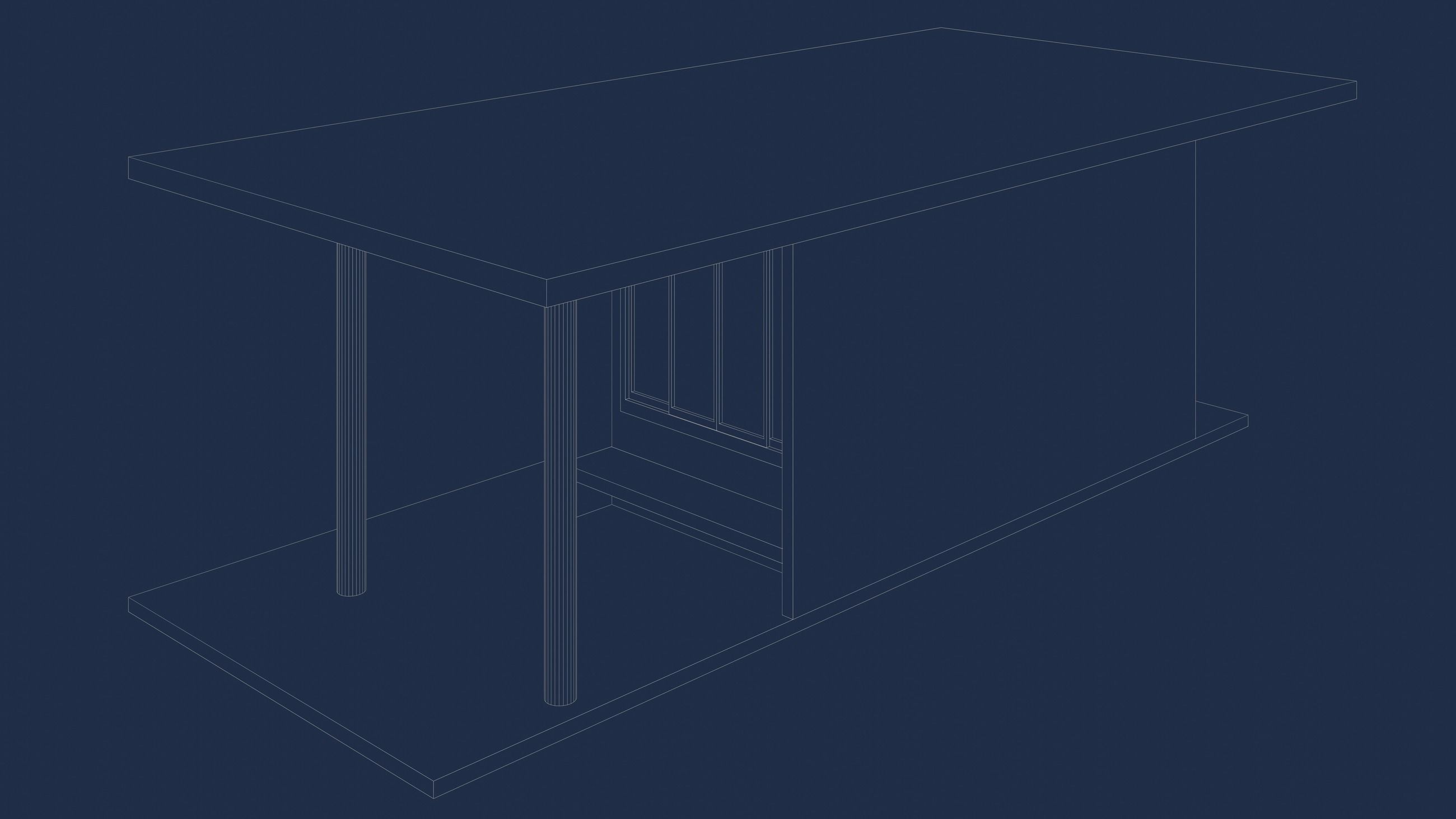 Security booth 24u12 3D model_16