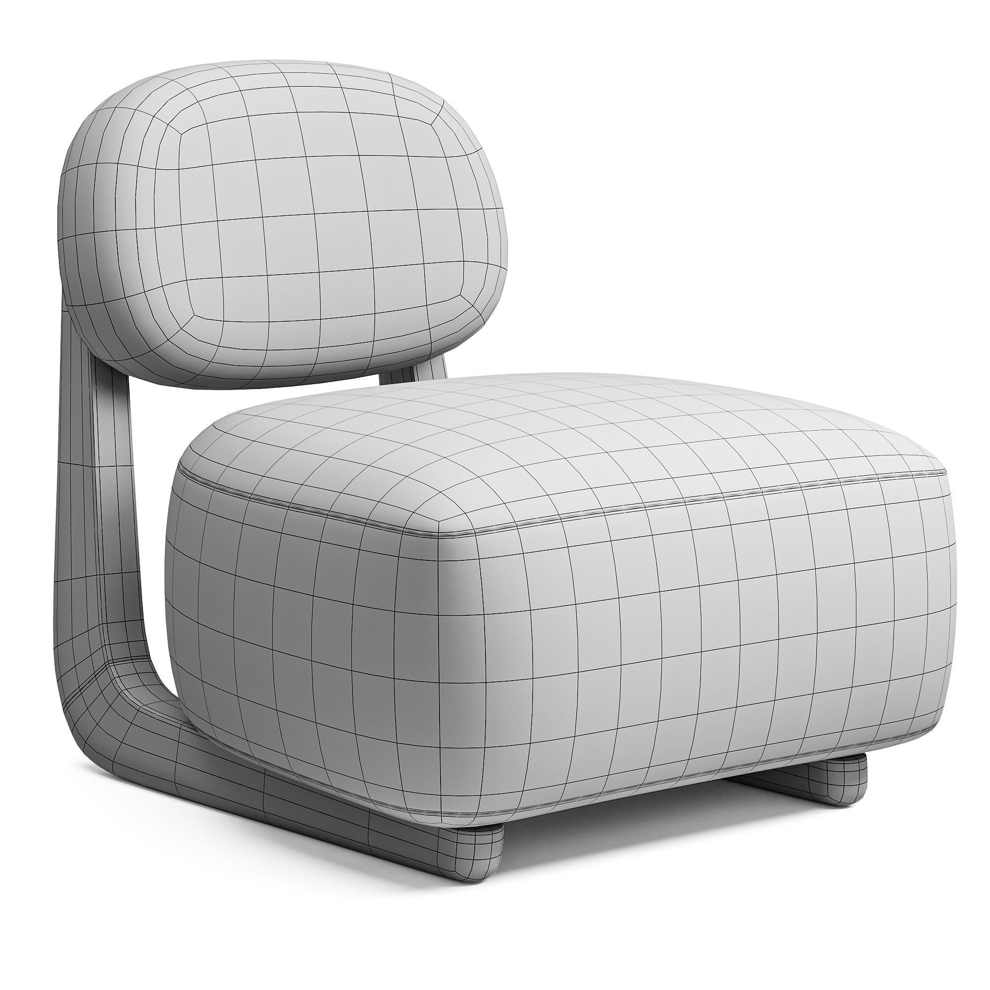 Didsbury Accent Chair 3D model_4