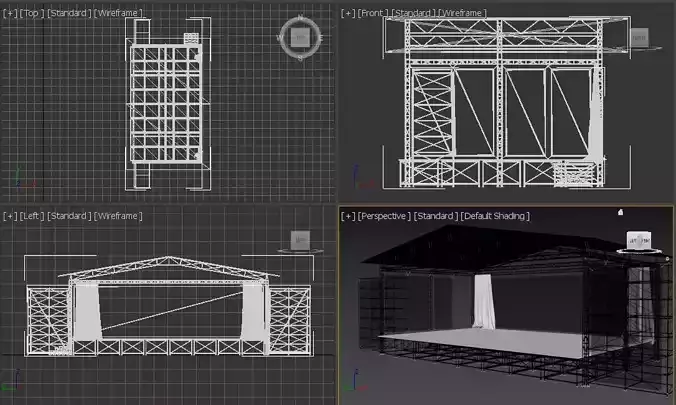 Escenario de conciertos