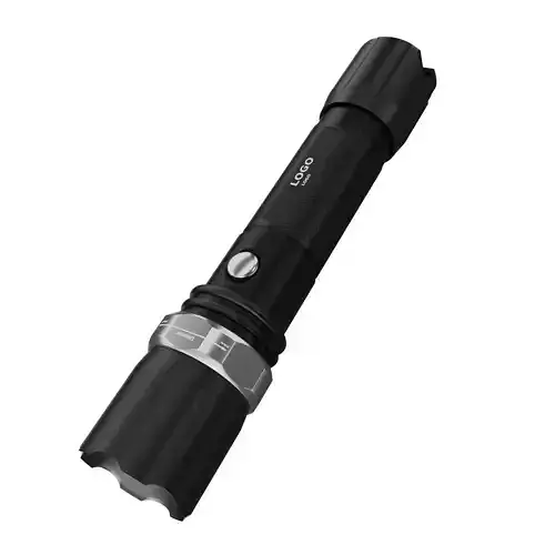 aluminum alloy outdoor flashlight 3D model