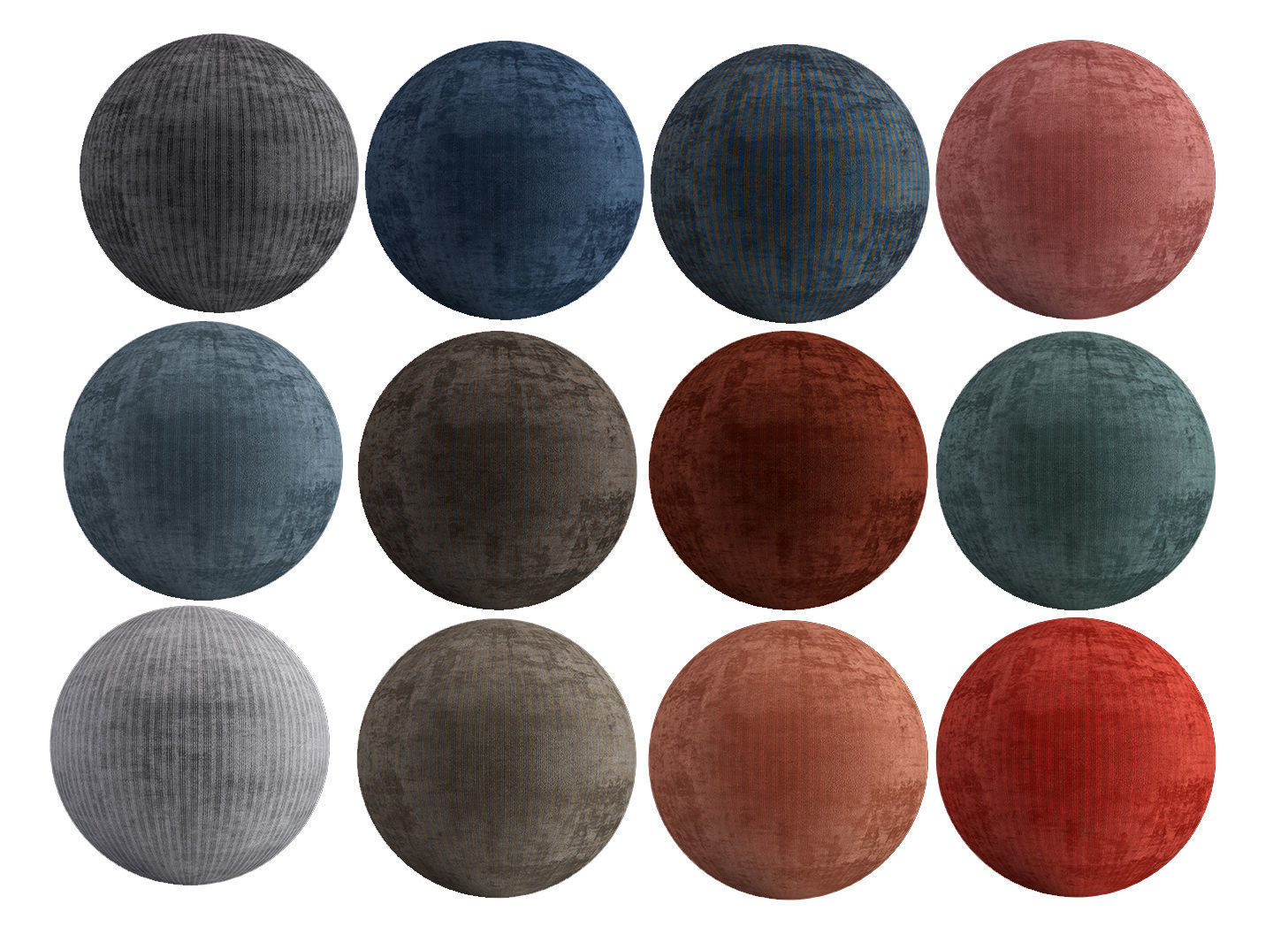 Round Column Sofa Set Serie part8 3D model_3