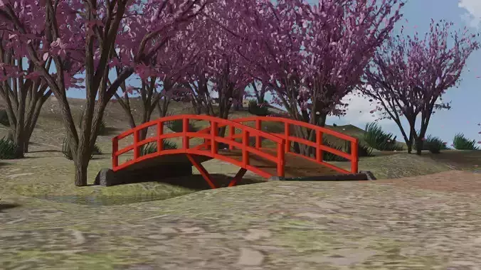 Samurai Bridge Landscape
