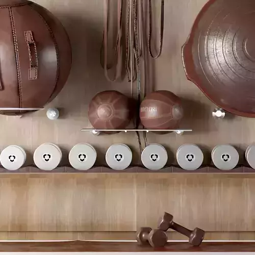 Home Gym Yoga Fitness Decoration Set 043