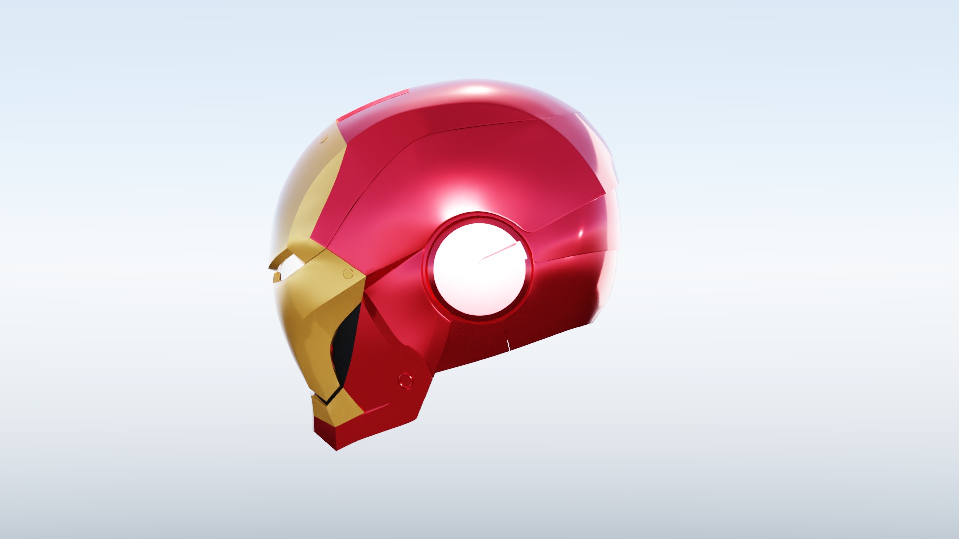 Ironman helmet  3D model_2