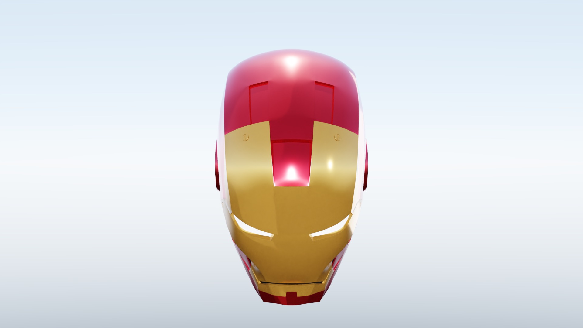 Ironman helmet  3D model_4