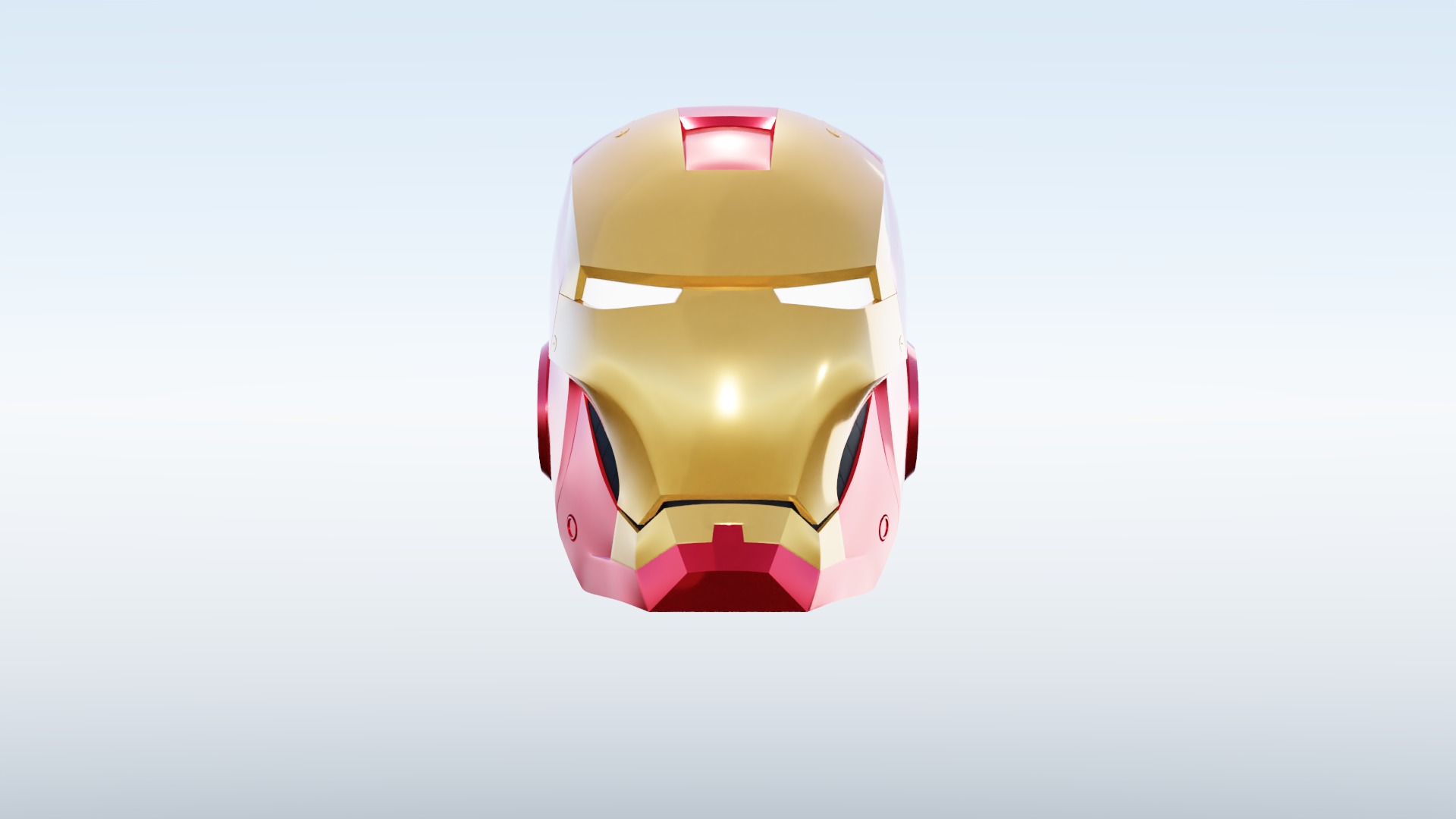 Ironman helmet  3D model_5