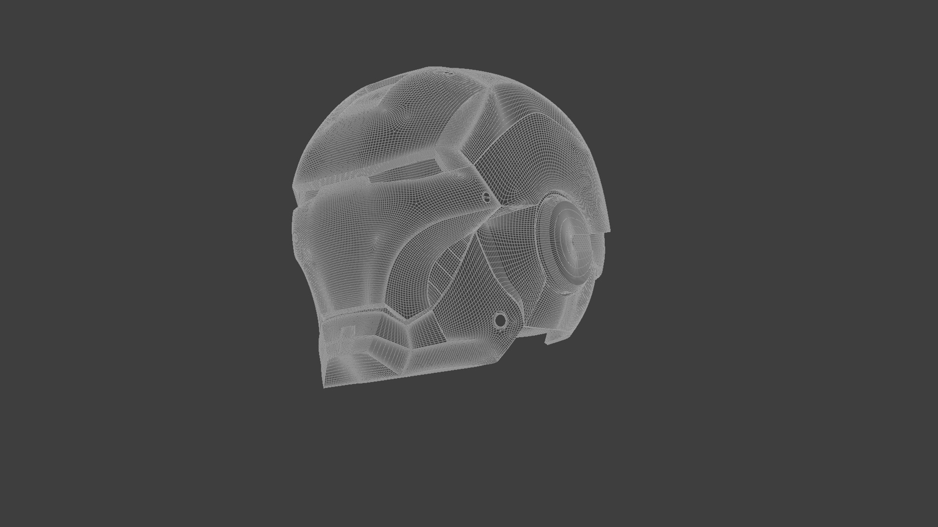 Ironman helmet  3D model_7