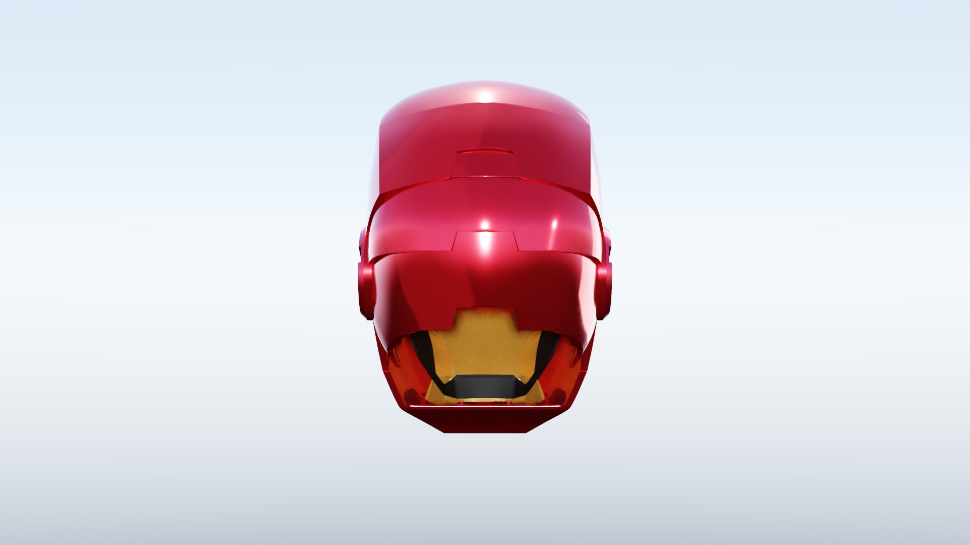 Ironman helmet  3D model_3