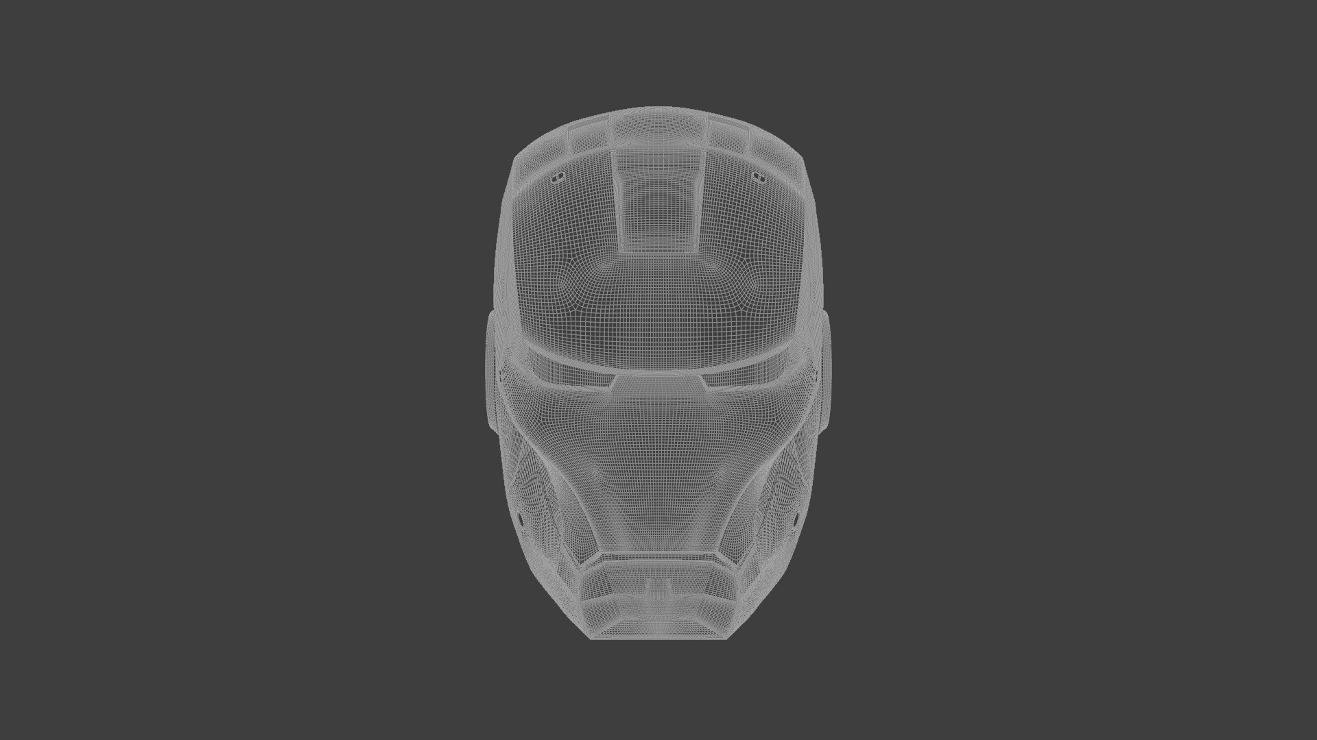 Ironman helmet  3D model_8