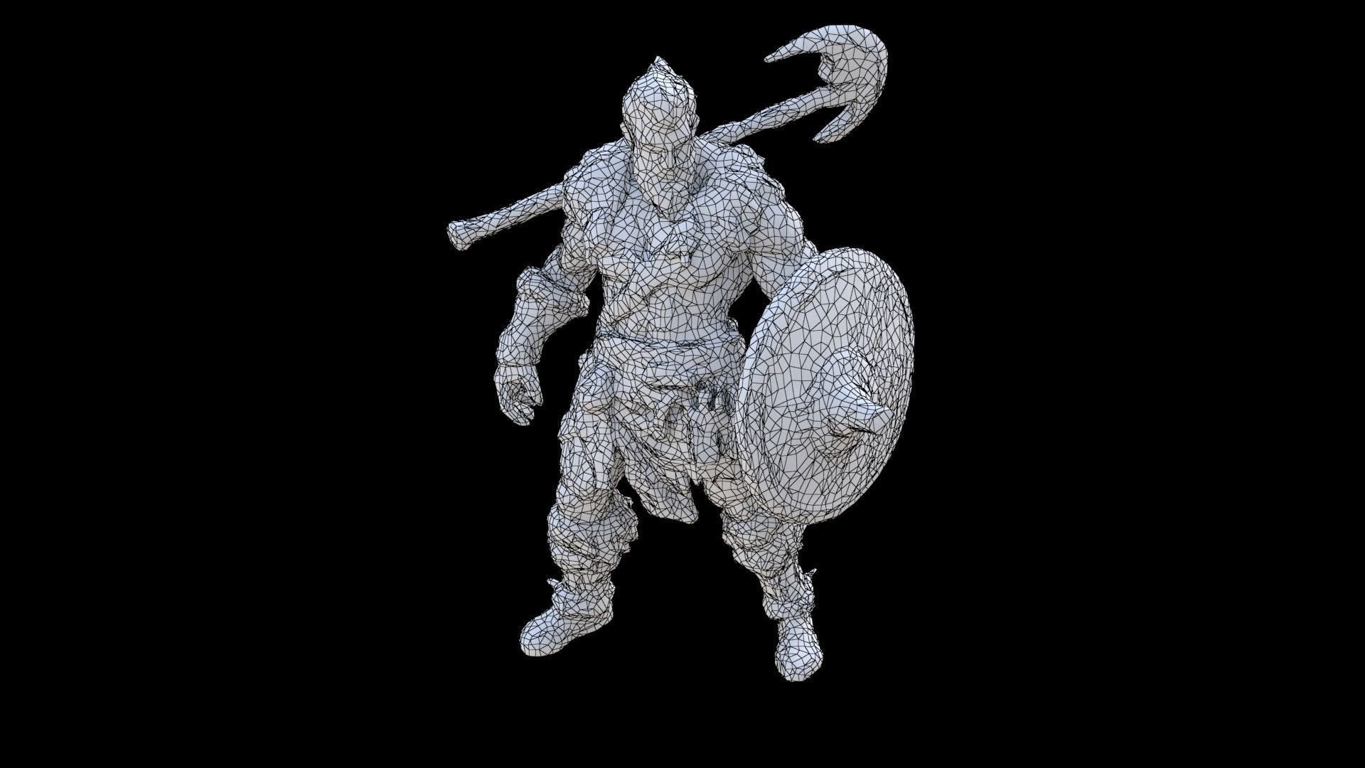 Barbarian 3D model_6