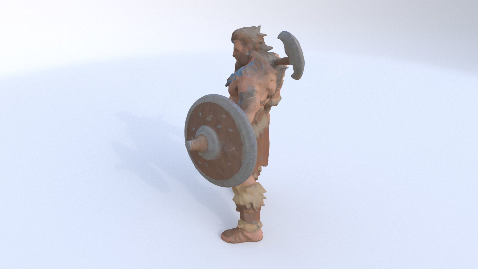 Barbarian 3D model_2