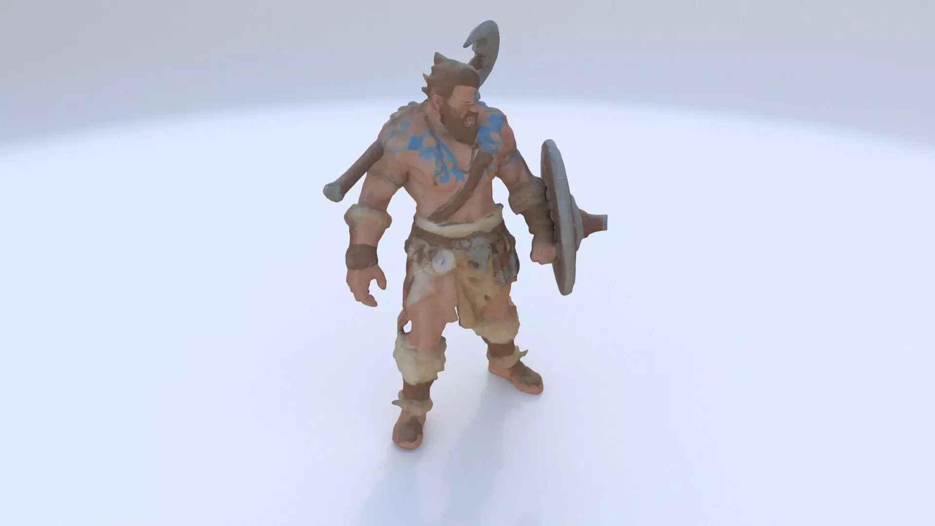 Barbarian 3D model_0
