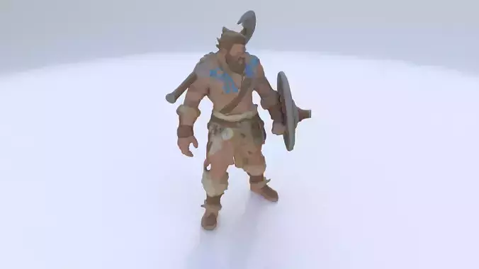 Barbarian 3D model