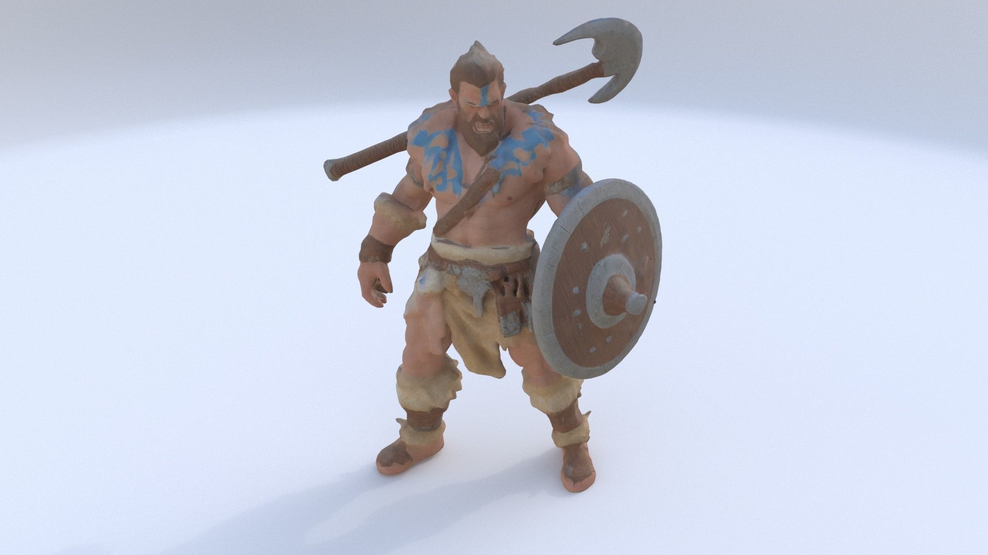 Barbarian 3D model_1