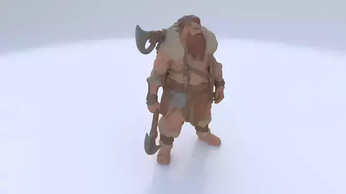 Barbarian 1 3D model