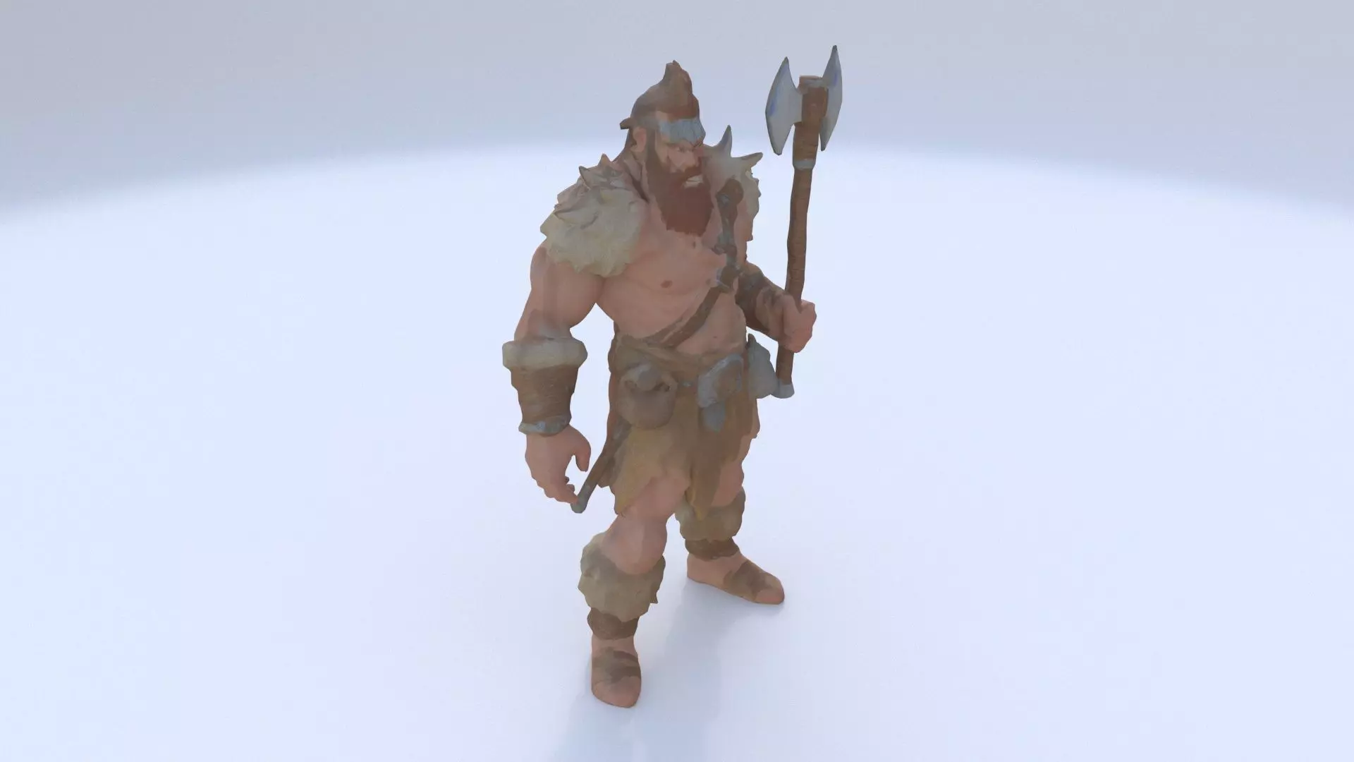 Barbarian 2 3D model_0