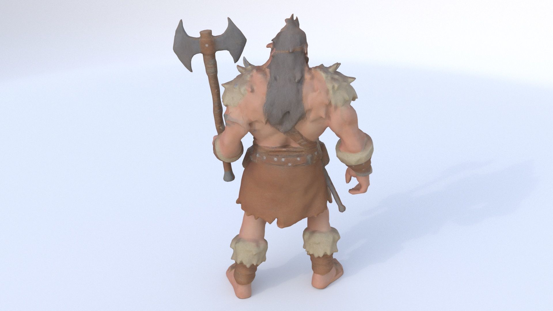 Barbarian 2 3D model_4