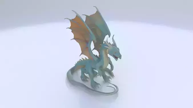 dragon 3D model