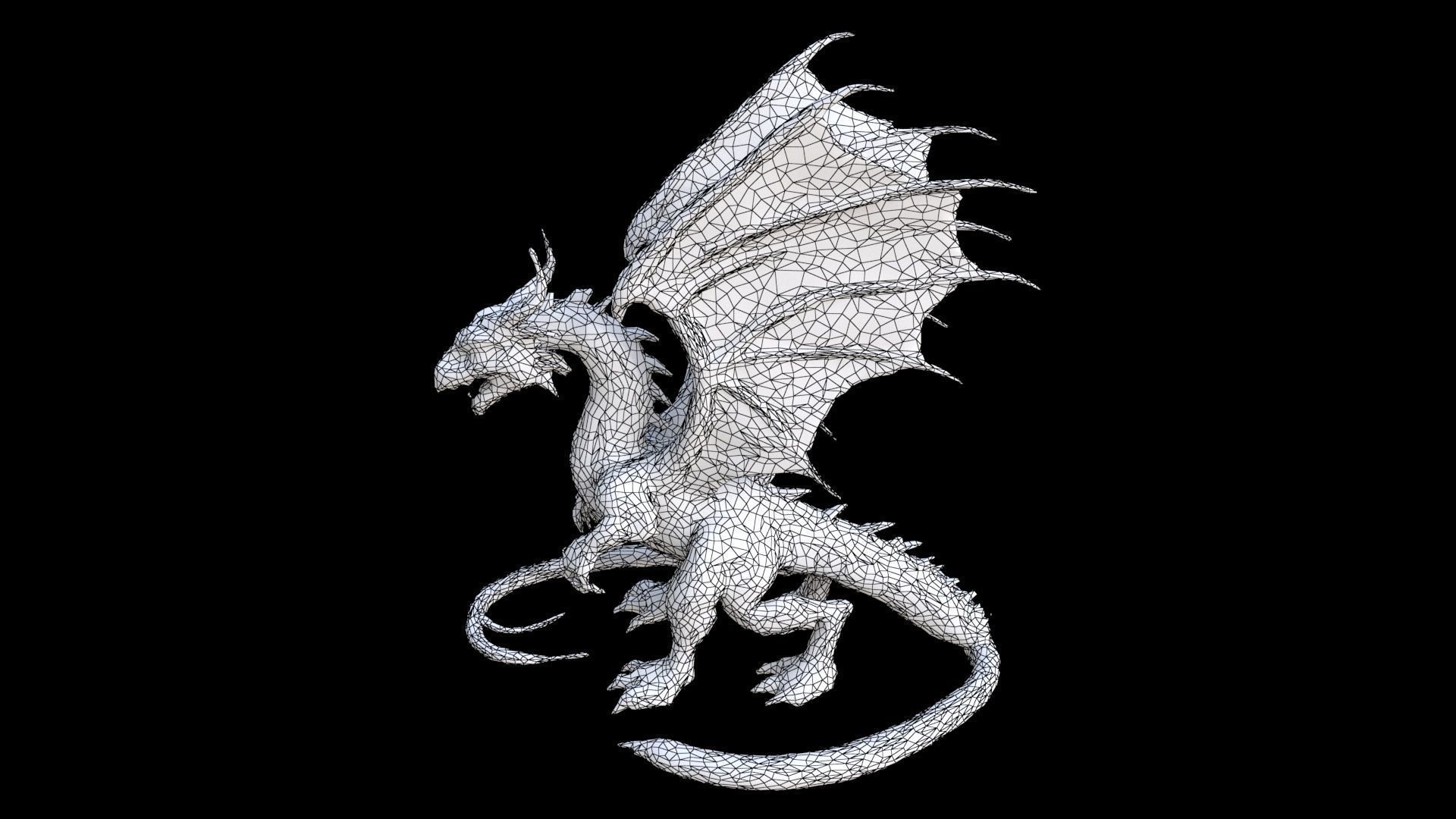 dragon 3D model_7