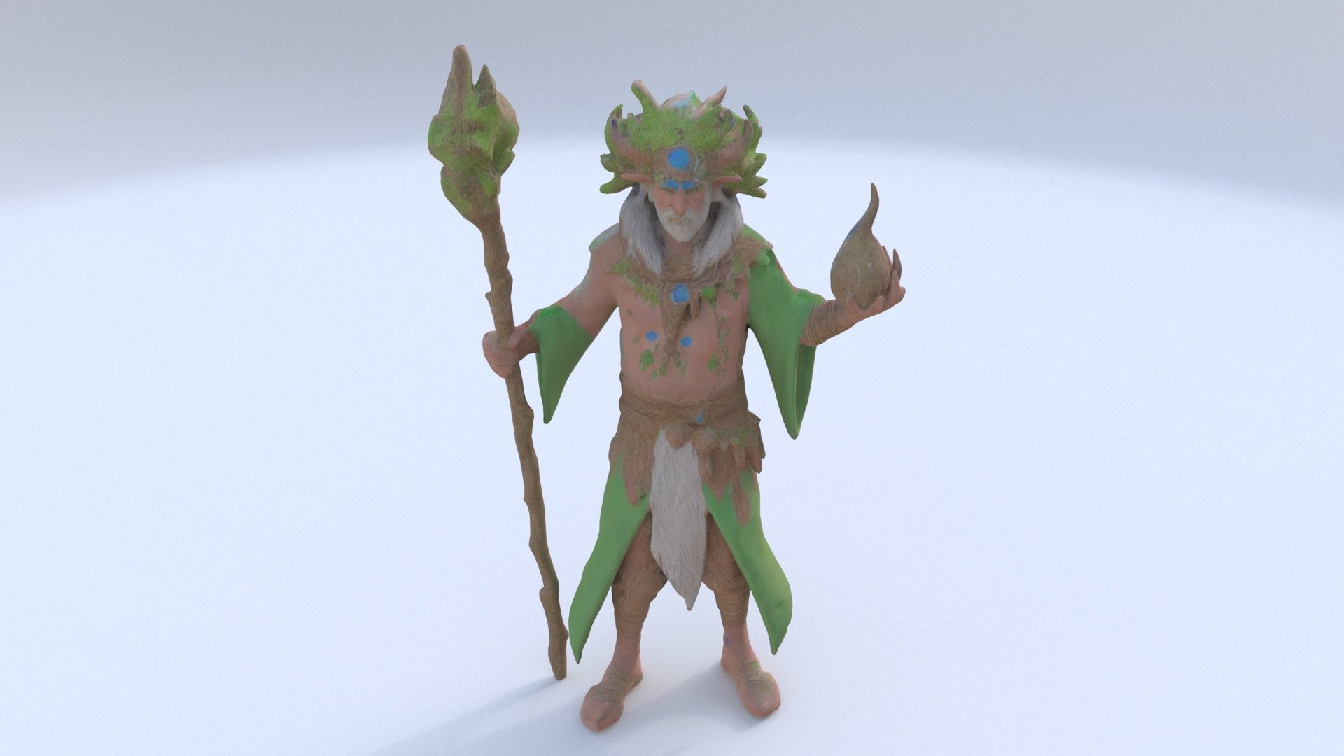 Druid 3D model_1