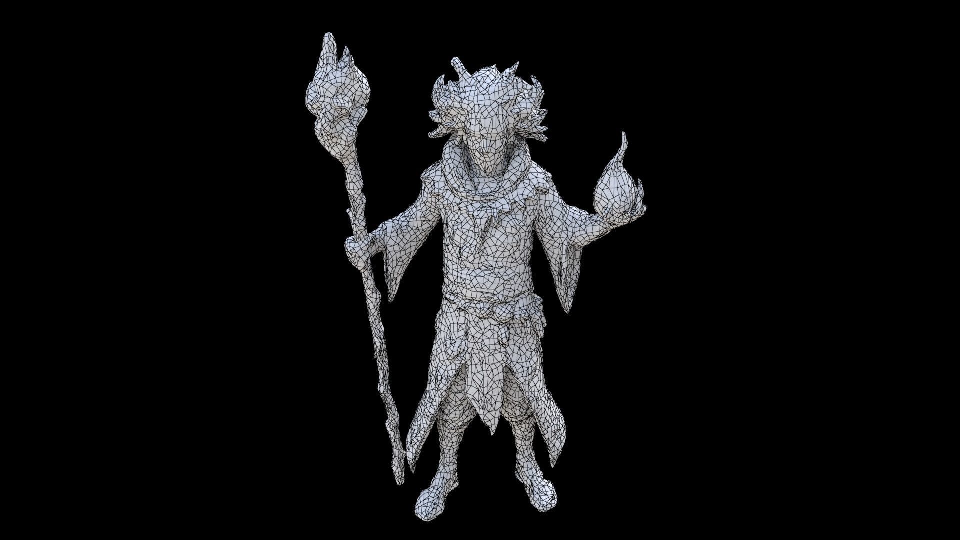 Druid 3D model_6