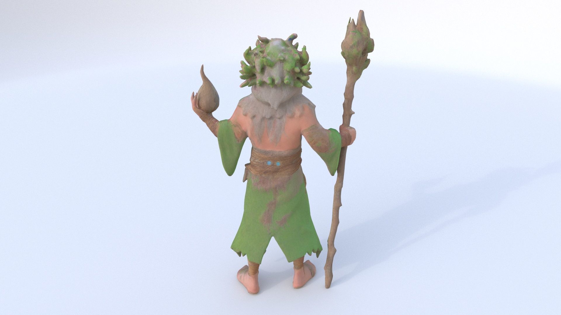 Druid 3D model_4
