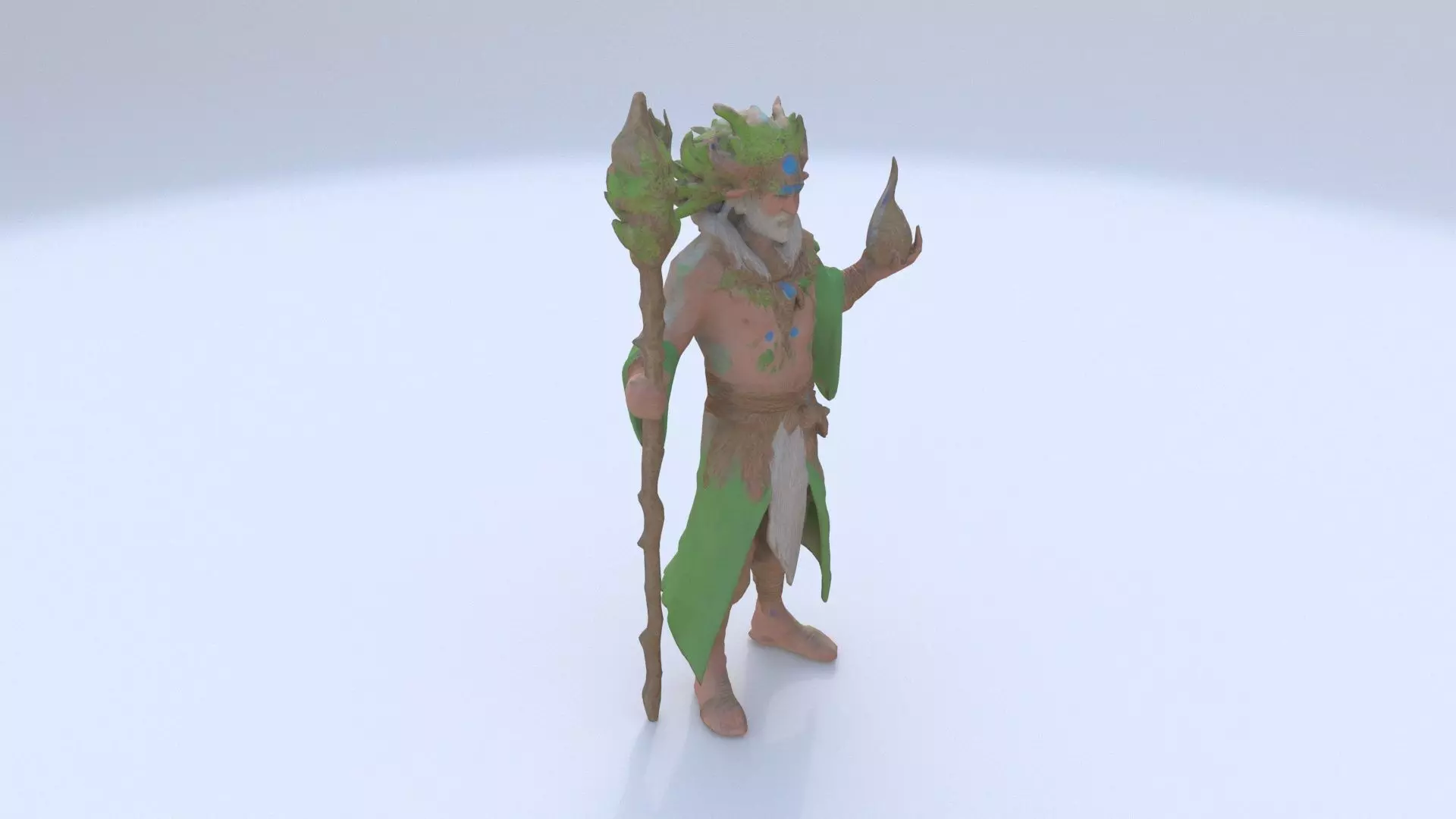 Druid 3D model_0