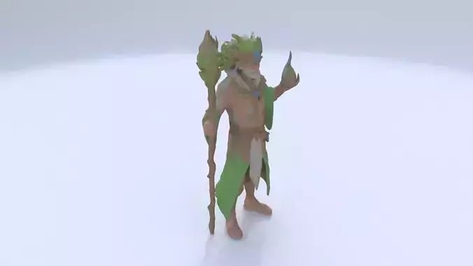 Druid 3D model