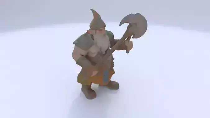 dwarf 3D model