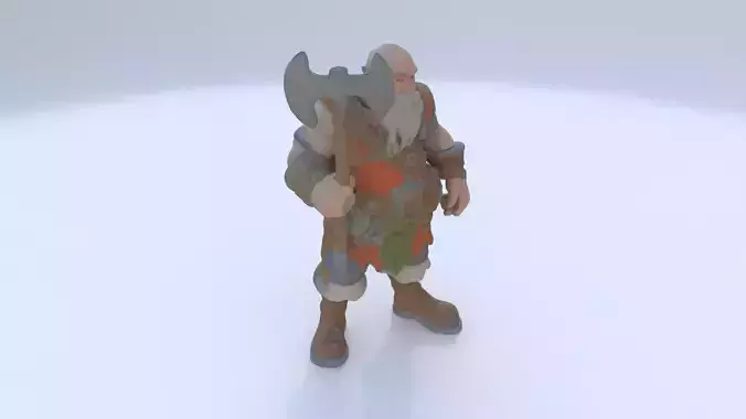dwarf 1 3D model