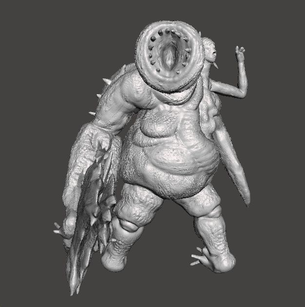 REREV SCAGDEAD MONSTER MINIATURE MODEL HORROR FANTASY GAMES RPG 3D print model_2