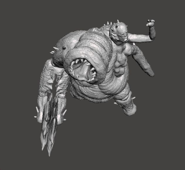 REREV SCAGDEAD MONSTER MINIATURE MODEL HORROR FANTASY GAMES RPG 3D print model_9