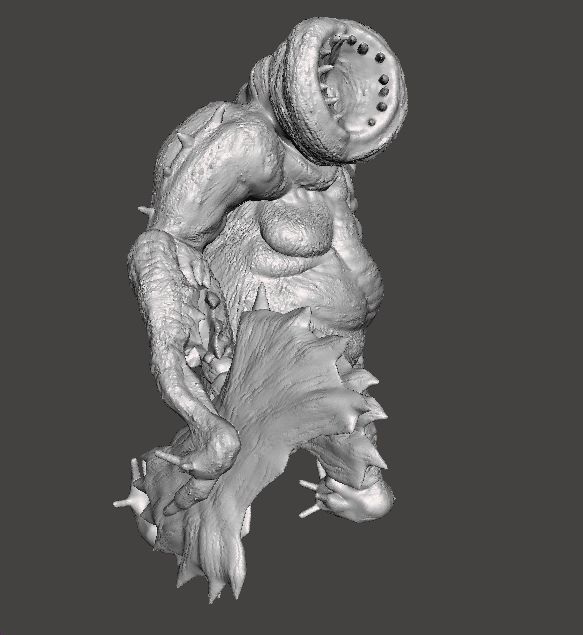 REREV SCAGDEAD MONSTER MINIATURE MODEL HORROR FANTASY GAMES RPG 3D print model_6