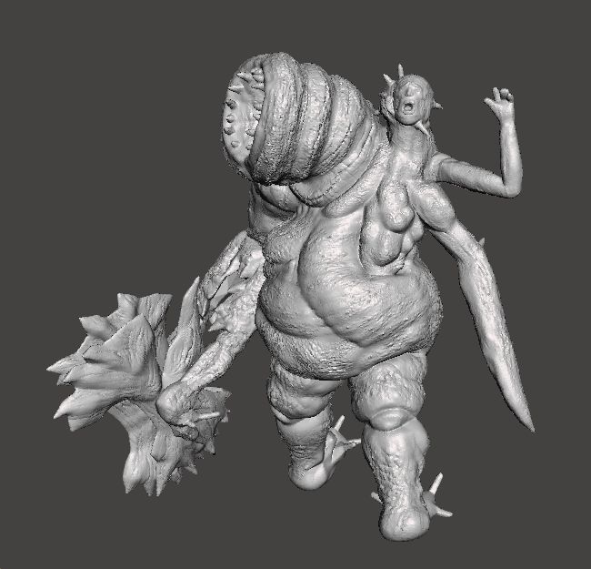 REREV SCAGDEAD MONSTER MINIATURE MODEL HORROR FANTASY GAMES RPG 3D print model_3