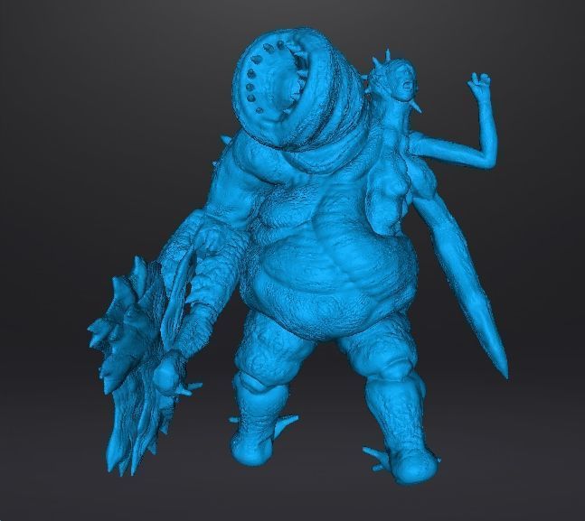 REREV SCAGDEAD MONSTER MINIATURE MODEL HORROR FANTASY GAMES RPG 3D print model_10
