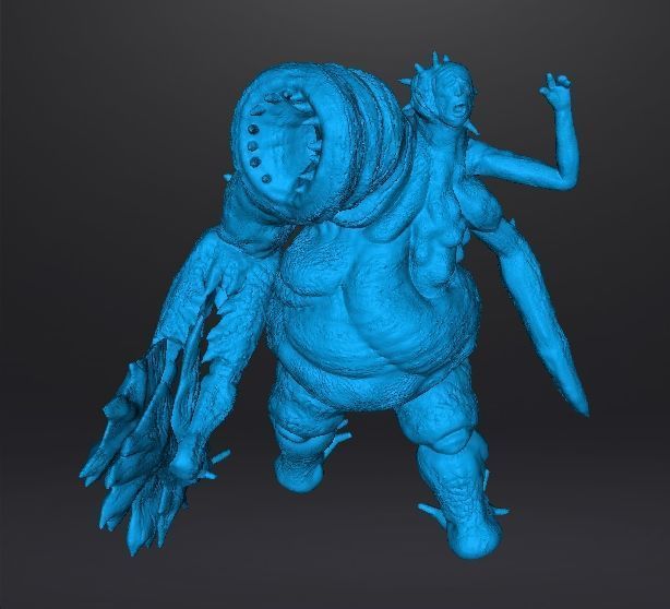 REREV SCAGDEAD MONSTER MINIATURE MODEL HORROR FANTASY GAMES RPG 3D print model_11