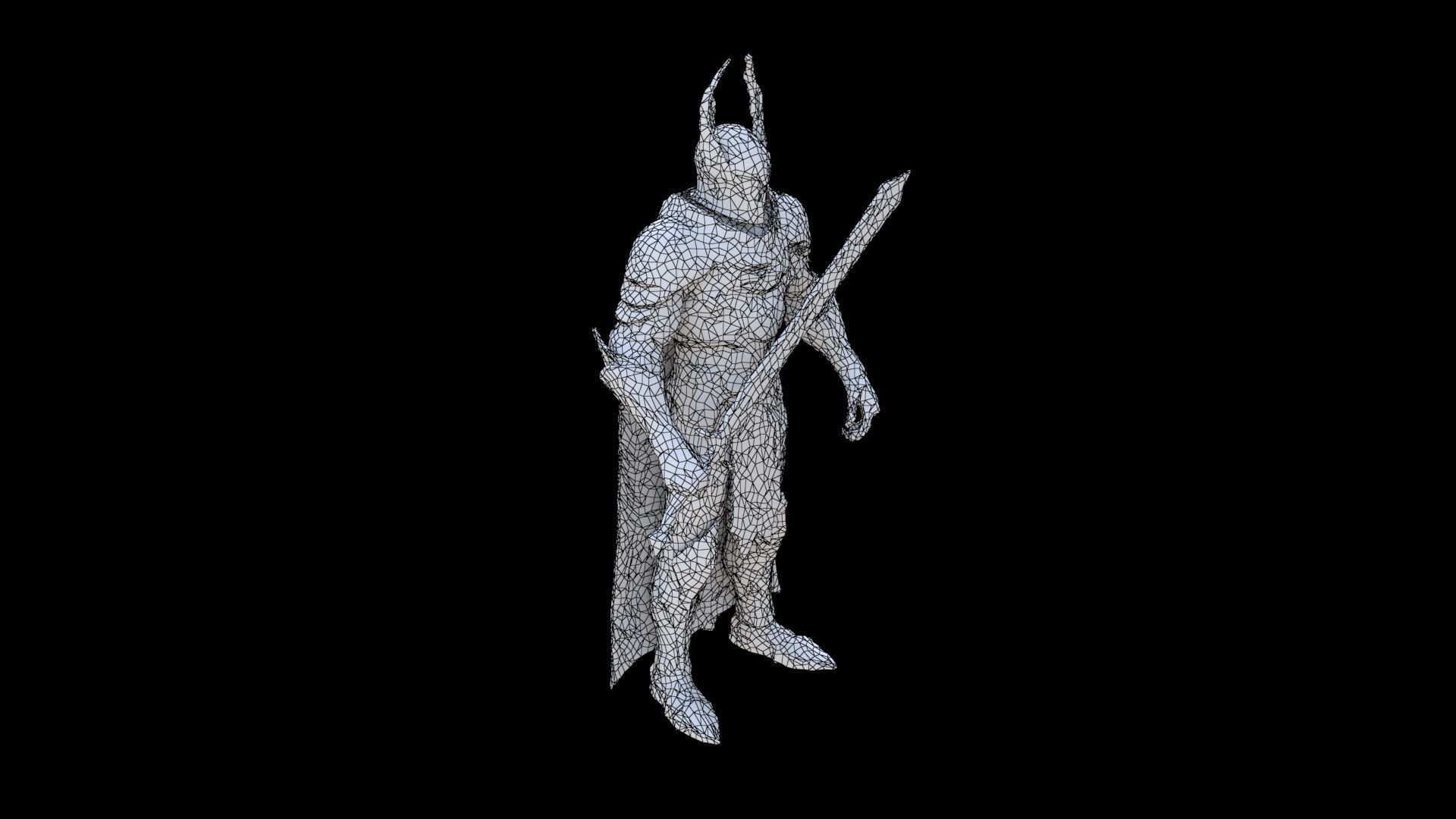 knight 1 3D model_5