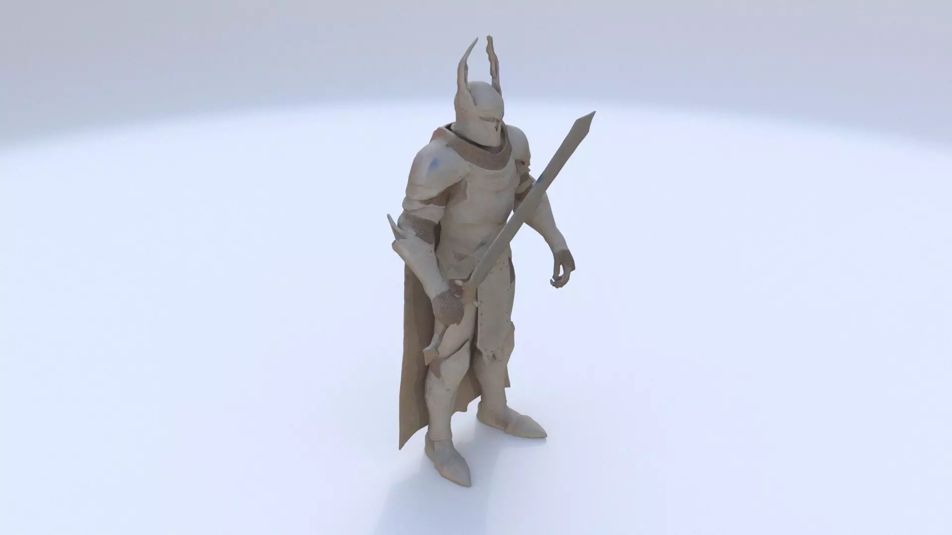 knight 1 3D model_0