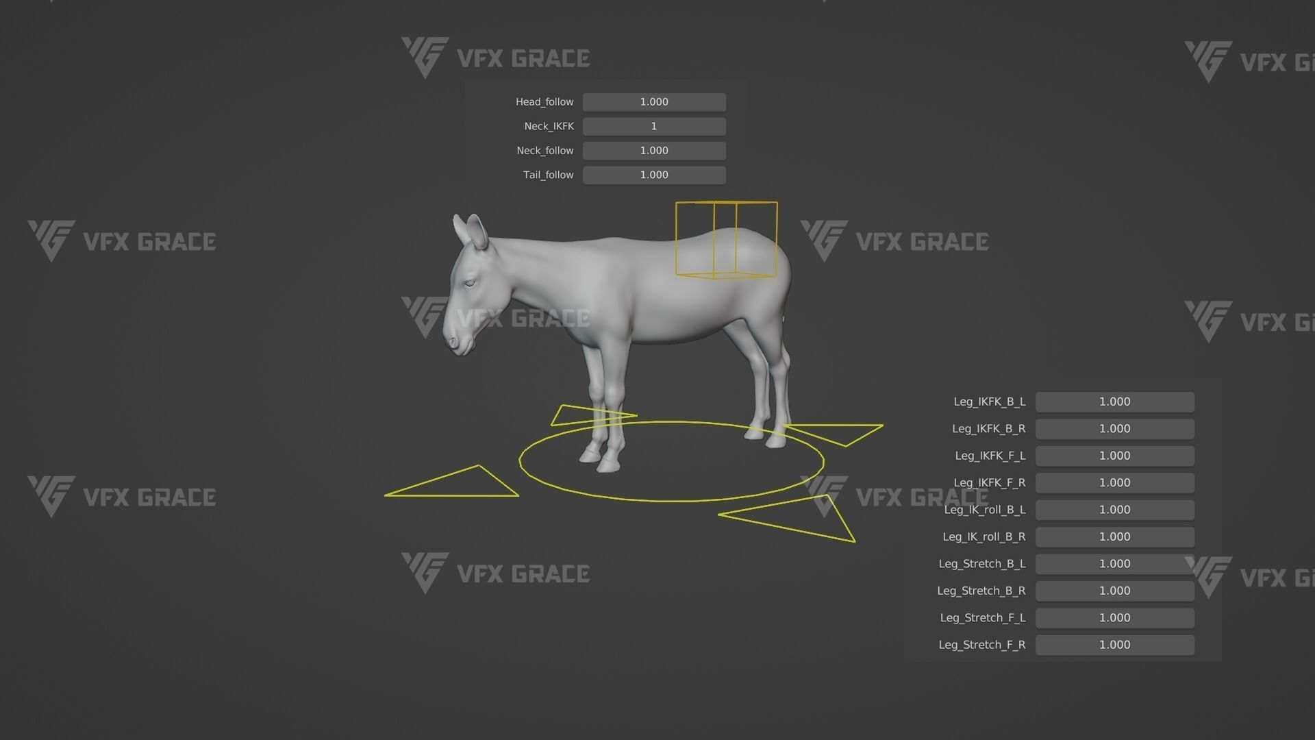 Zebra Animation - VFX Grace 3D model_29