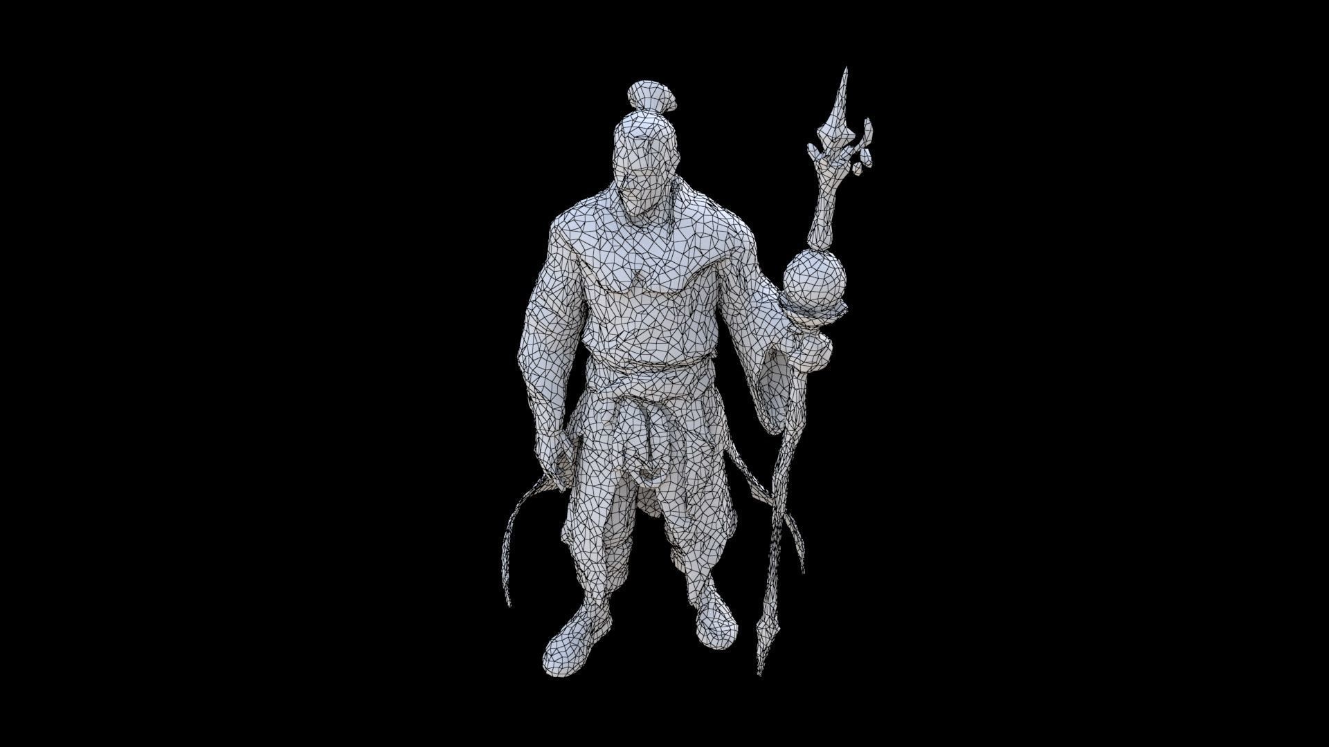 monk 3D model_6