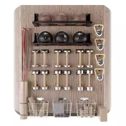 Home Gym Yoga Fitness Decoration Set 046