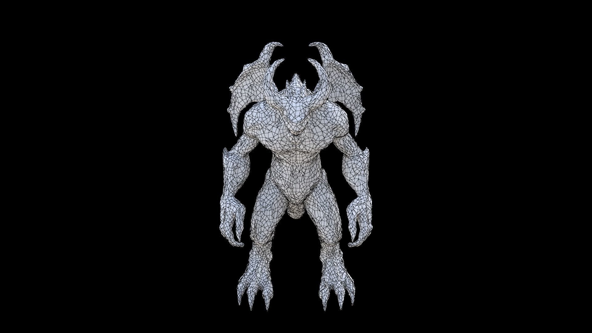 monster 3D model_6