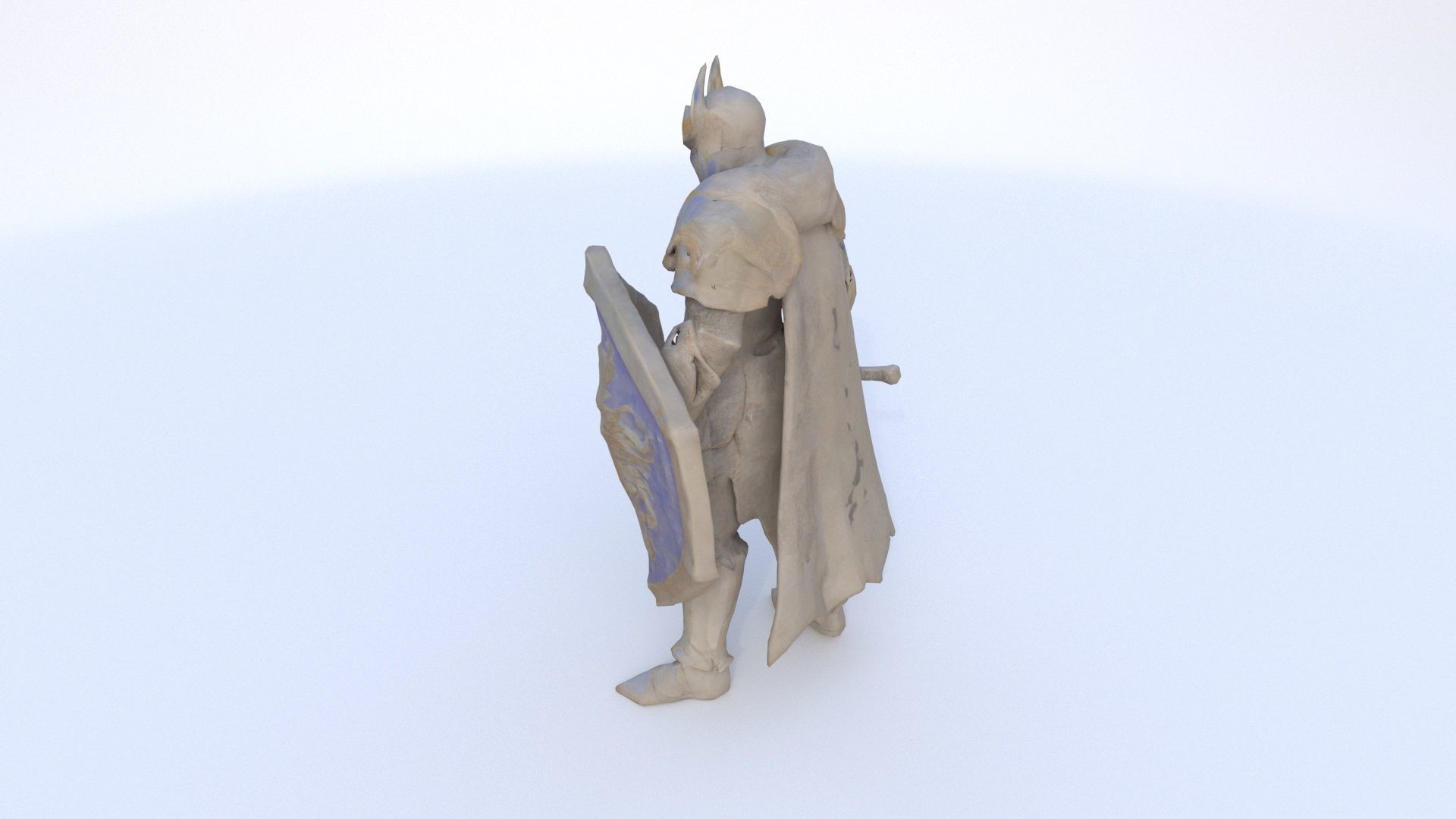 paladin 3D model_3