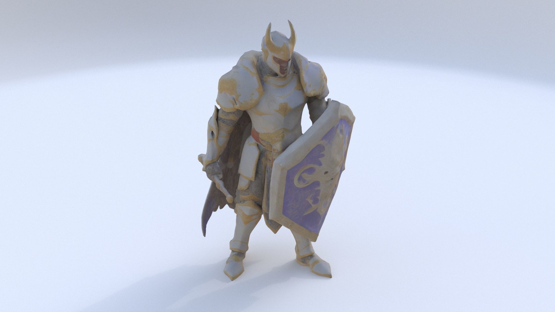 paladin 3D model_1