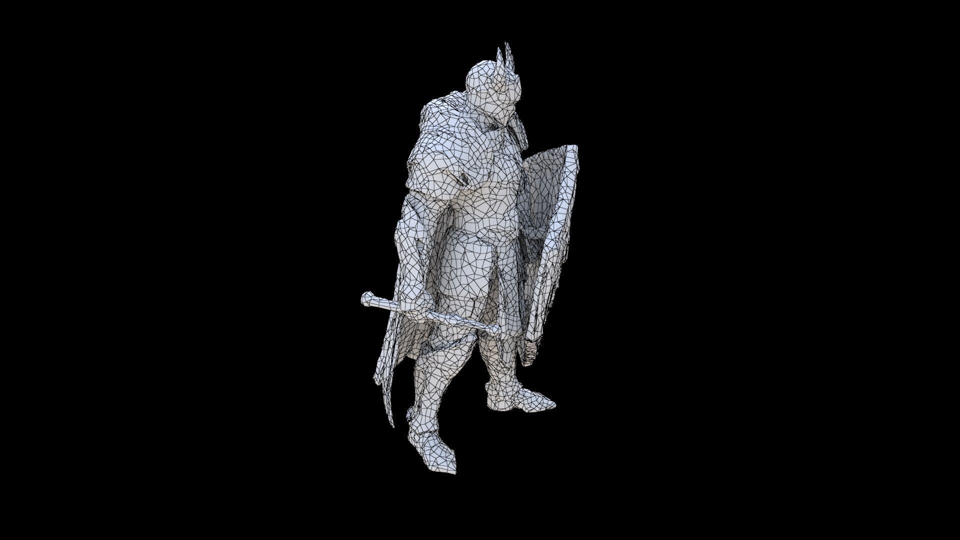 paladin 3D model_5