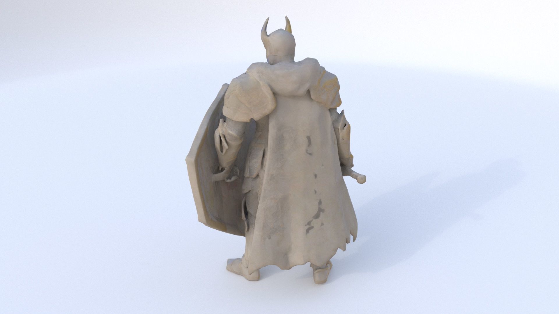 paladin 3D model_4
