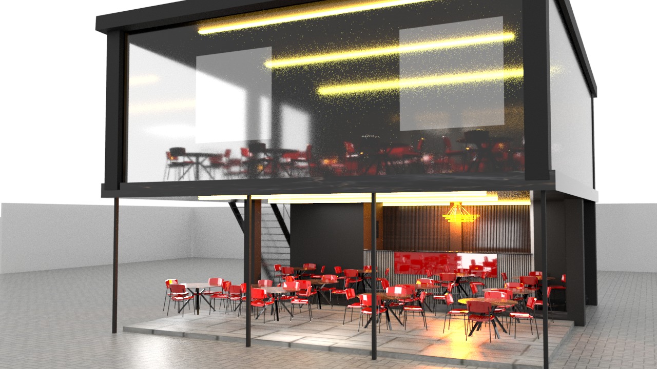 container lounge Free 3D model_3