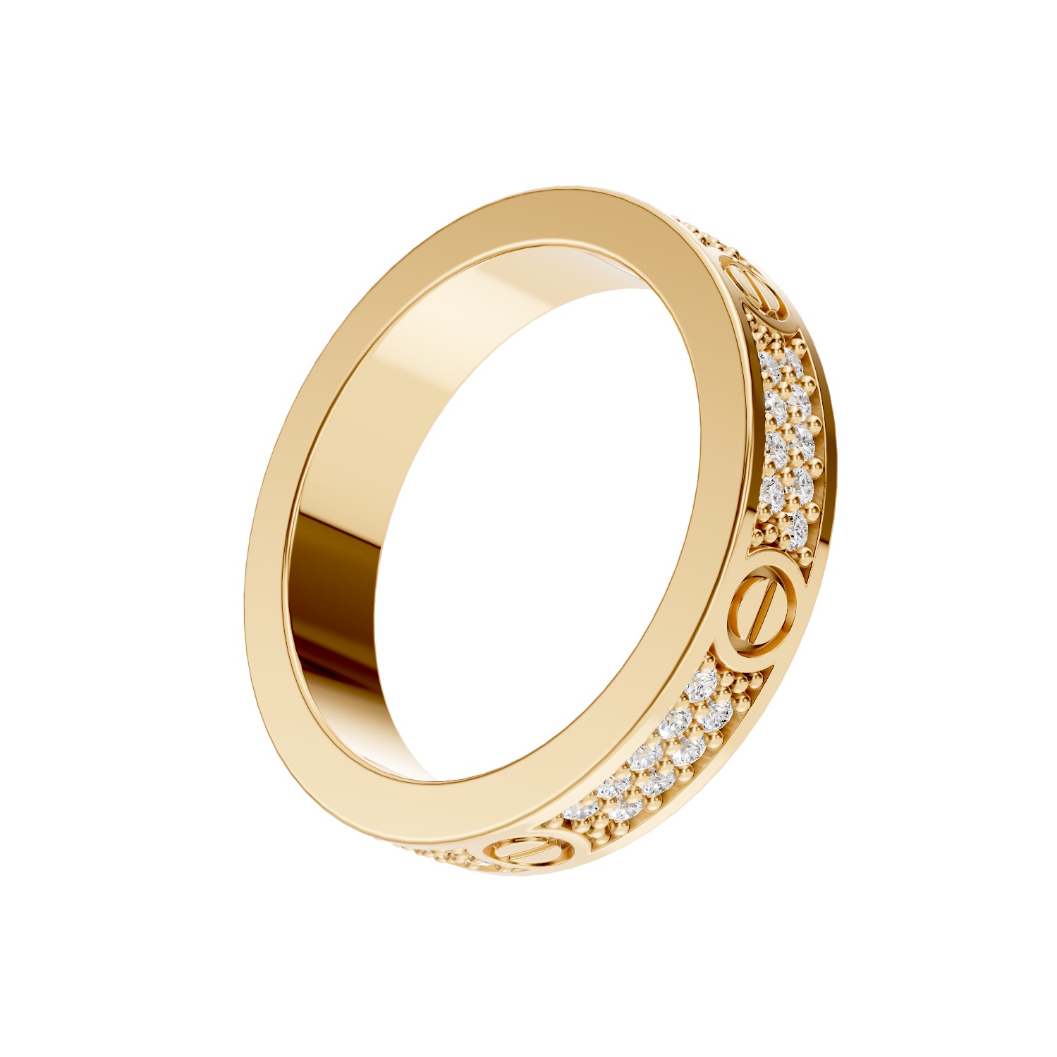 Love Ring Mini Model 3D print model_6